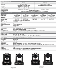 AVMATRIX PTZ1270-5X-NDI Full HD 3G-SDI / HDMI / NDI / PTZ Camera