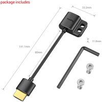 SmallRig Ultra Slim 4K Female HDMI Type A to Male HDMI Type A Adapter Cable 3019