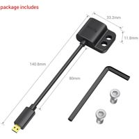 SmallRig Ultra Slim 4K Female HDMI Type A to Male Micro-HDMI Type D Adapter Cable 3021