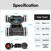 KONOVA Wireless Motorized Dolly Tank 2 