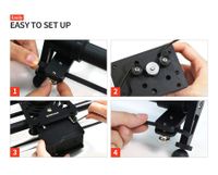 Konova P1 KMS-S3 Wireless Motorized Carbon Slider 60 cm + Parallax + Timelapse