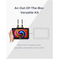 CVW Crystal Video Technology Swift Z 5.5inch HDMI 1080p Wireless TX/RX Dual-Monitor Kit 