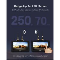 CVW Crystal Video Technology Swift Z 5.5inch HDMI 1080p Wireless TX/RX Dual-Monitor Kit 