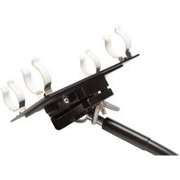 NanLite Pavotube Double Bank 2 T12 LED Tube Mount with Gooseneck and 5/8in Receiver HD-T12-2-BHG