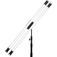 NanLite Pavotube Double Bank 2 T12 LED Tube Mount with Gooseneck and 5/8in Receiver HD-T12-2-BHG