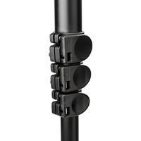Benro A48FDS4PRO Aluminum Monopod - Flip Leg Locks - S4PRO Head - 3 Leg Base