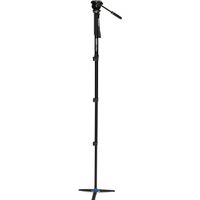 Benro A38FDS2PRO Aluminum Monopod - Flip Leg Locks - S2PRO Head - 3 Leg Base