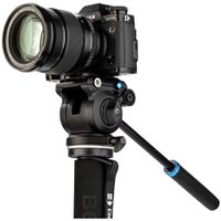 Benro A38FDS2PRO Aluminum Monopod - Flip Leg Locks - S2PRO Head - 3 Leg Base