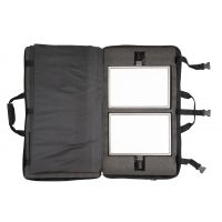 NanLite LumiPad 25 2KIT High Output Dimmable Bi-Color Soft LED Panel with Power Adapter