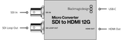 Blackmagic Design Micro Converter SDI to HDMI 12G No PSU
