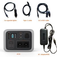 PowerOak Bluetti AC50S 500Wh/300W Solar Portable Power Station