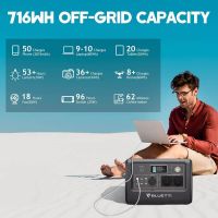PowerOak Bluetti EB70 1000W/716Wh Solar Portable Power Station