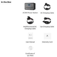 PowerOak Bluetti AC300 Solar Portable + Expandable Power Station 