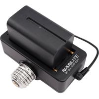 Nanlite PavoBulb Battery Adapter with E27 Head