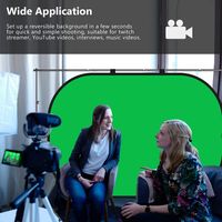 REVERSIBLE FLEX BLUE & GREEN CHROMA KEY BACKGROUND 5 X 7 (153 X 213 cm)