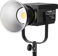 Nanlite FS-300B 2KIT LED Bi-Color Spot Light + Bag + Softboxes + Stands