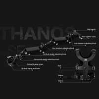DigitalFoto THANOS-SE Universal Single-Handle Support Vest System for DJI RS 3 , RS 4 , RS 4 Pro & Other Gimbals