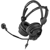 Sennheiser HMD 26-II-600-X3K1 Professional Broadcast Headset with Dynamic Microphone XLR & TRS Cable 