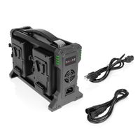 Shape Full Play Intelligent 4-Channel V-Mount Lithium-Ion Battery Charger 