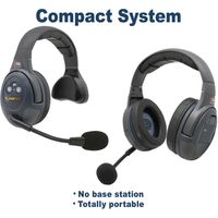 Eartec EVADE Single Main Headset Full Duplex Wireless Intercom Speaker 