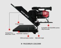 HeroView L Series 22inch Studio Teleprompter, HDMI/VGA Interface X-22LS300