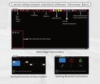 HeroView L Series 22inch Studio Teleprompter, HDMI/VGA Interface X-22LS300