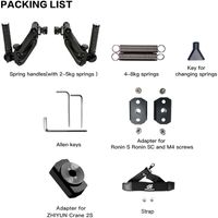 DigitalFoto DH04-RS2PRO Z-Axis Dual-Spring Handle Set - Ronin S/SC/RS3/RS3 PRO/RS 4 /RS 4 Pro /Crane 2S