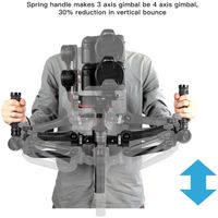 DigitalFoto DH04-RS2PRO Z-Axis Dual-Spring Handle Set - Ronin S/SC/RS3/RS3 PRO/RS 4 /RS 4 Pro /Crane 2S