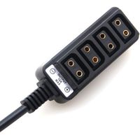 DigitalFoto VC02 D-Tap Breakout Adapter with 4 x D-Tap Ports (Coiled Cable)