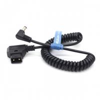 DigitalFoto AR45 12V D-Tap to DC2.5 Power Coiled Cable for Monitor / Recorder / Accessories (35cm-50cm)