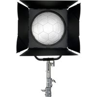 Nanlux FL-35YK Fresnel Lens with Offset Yoke & Barndoors KIT for Evoke 900 / 1200 / 2400