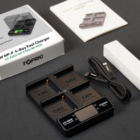 Accsoon TOPRIG 100W 4-Bay L-Series/NP-F Fast Charger BC-01 (BC01)