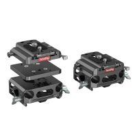 SmallRig Lightweight Magnesium Alloy Baseplate with Dual 15mm LWS Rod Clamp 3067