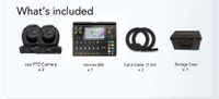 RGBlink Bundle Kit 2 x VUE 20X 4K AI Dynamic Tracking Camera + mini-mx SDI Switcher & Controller