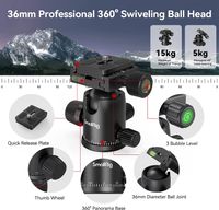SmallRig CT-20 Aluminum Alloy Tripod 3474C