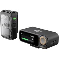 DJI Mic 2 (1 TX + 1 RX) Compact Digital Wireless Microphone System/Recorder for Camera & Smartphone (2.4 GHz)