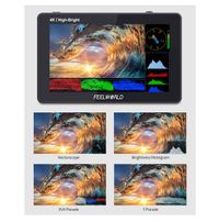 FeelWorld F6 PLUSX 5.5 inch 1600nit Touch Screen 4K HDMI Monitor