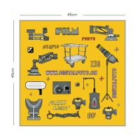 DigitalFoto DF-MW03-45 Self-Adhesive Magic Protective Wrap for Storage & Cleaning (45 x 45 cm)