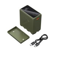 SmallRig NP-F970 10500mAh USB-C Rechargeable Camera Battery (Green) 4577