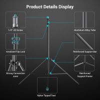 SmallRig RA-S280A Air-Cushioned Light Stand with Arm 3737