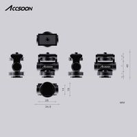 Accsoon AA-01 Multi-Directional Tilting Cold Shoe Adapter