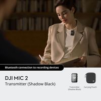 DJI Mic 2 Transmitter with Built-In Microphone (Shadow Black)