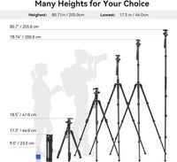 SmallRig CT-20 Aluminum Alloy Tripod 3474C