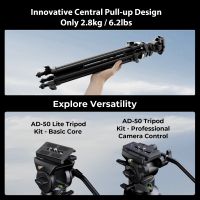 SmallRig Lightweight Video Carbon Fiber Tripod Kit AD-50 Pro 4420