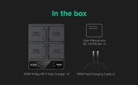 Accsoon TOPRIG 100W 4-Bay L-Series/NP-F Fast Charger BC-01 (BC01)