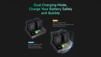 Accsoon TOPRIG 4-Bay LP-E6 60W Fast Charger BC03