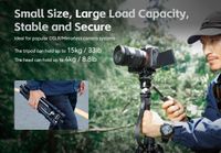 SmallRig FreeBlazer Aluminum Alloy Video Tripod CT190 4319