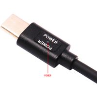 DigitalFoto USB Type-C (PD) to 2-Pin LEMO Coiled Power Cable for BMPCC ( PD-BMPCC )