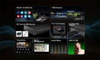 AVMATRIX Shark S4 PLUS 4-Channel SDI/HDMI Video Switcher with 10.1" IPS Display