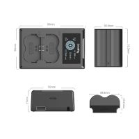 SmallRig NP-W235 Camera Battery 2040mAh and Charger Kit 3822